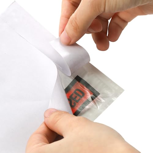 Nicunom 4.5'' x 5.5'' Clear Packing List Envelopes with Self-Adhesive Seal, 1000 pcs