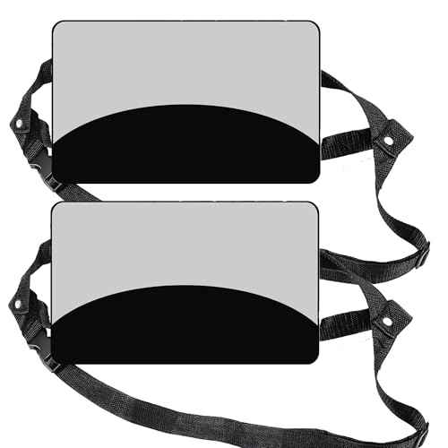 Airplane Foot Hammock Ajustable Foot Hammock for Plane Travel Comfort Travel Essentials Portable Airplane Foot Rest,Long Flight Accessories (Grey, 2 Pack)