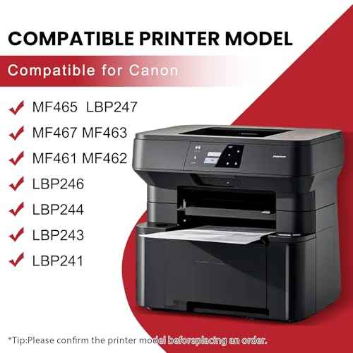 070 Black Toner Cartridge 070 Toner Cartridge Compatible for Canon imageCLASS MF465dw MF462dw LBP247dw LBP247dw Printers (2,900 Pages)