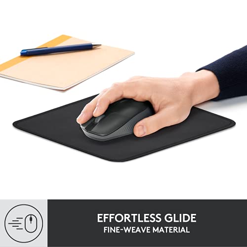 Logitech Studio Series Small Mouse Pad - Graphite, Anti-Slip, 9x8 Inches