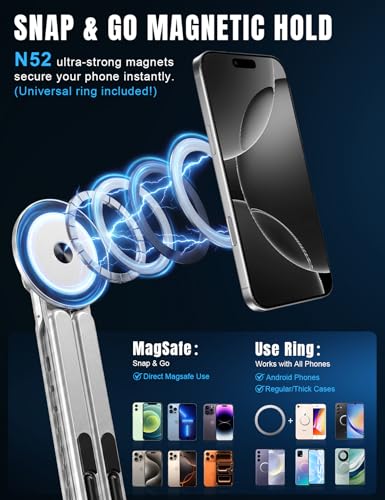 Werfami Silver Portable Laptop & Tablet Stand with Folding Design
