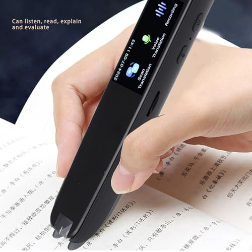 Translation Scanning Pen, Mobile Scanner Translator, Reading Pen, 112 Language Translating Device, OCR Digital for Language Learners Business Travel Meetings