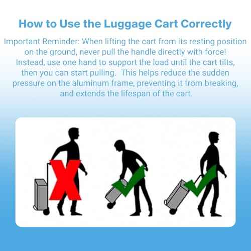 Small Folding Hand Truck Dolly with 2 Wheels, Lightweight Aluminum Foldable Luggage Cart, Collapsible Cart Portable Dolly for Airport Travel Moving Use