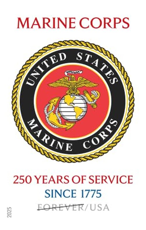 U.S. Marines 250th 2025 (Sheet of 20) First-Class Mail Forever Postage Stamps