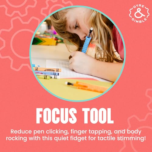 Gyre & Gimble Rainstorm Mechanical Pencil Gidgets - Sensory Fidget Sleeves for Stress Relief