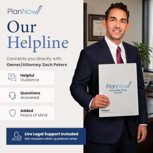 PlanNow Revocable Living Trust Kit — DIY Estate Planning Forms with Step-by-Step Guide