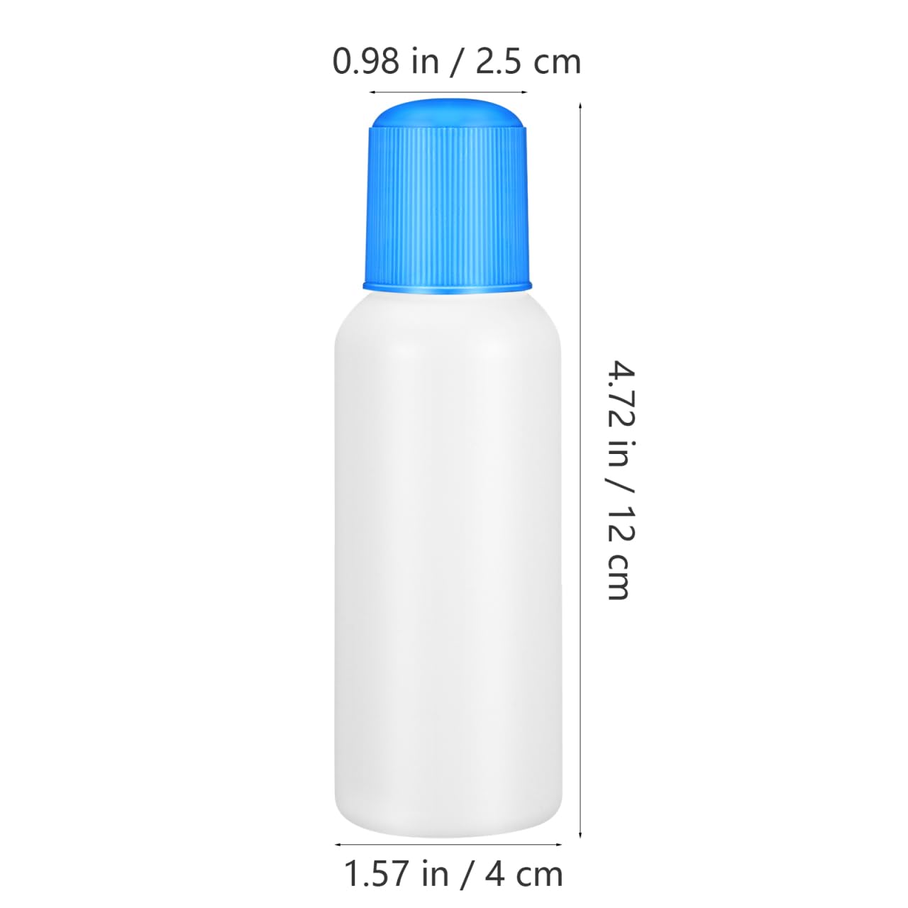 ULTECHNOVO Refillable Sponge Head Applicator Bottles Empty Dauber Bottles for Liquid Application Leakproof Sponge Top Bottle Applicator for Art Craft Cosmetic Use 4 Pack