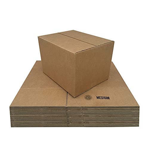 uBoxes Moving Boxes Bundle of 20 - Medium 18x14x12 Inches for Moving & Packing