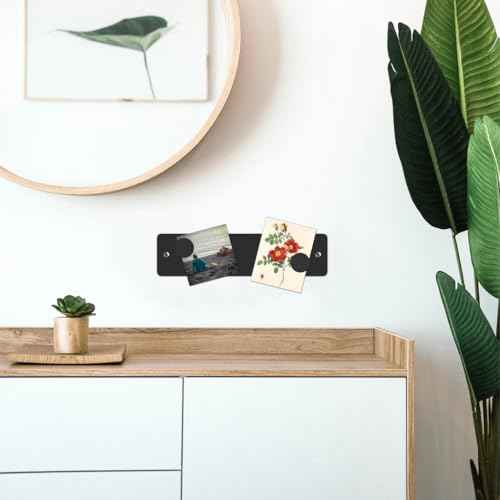 Three by Three Magnetic Strip Bulletin Board Long Wide ? 12" x 3" Metal Organizer with Strong Magnets & Wall-Mounting Hardware for Home, Office, or Dorm (3 Pack) Matte Black