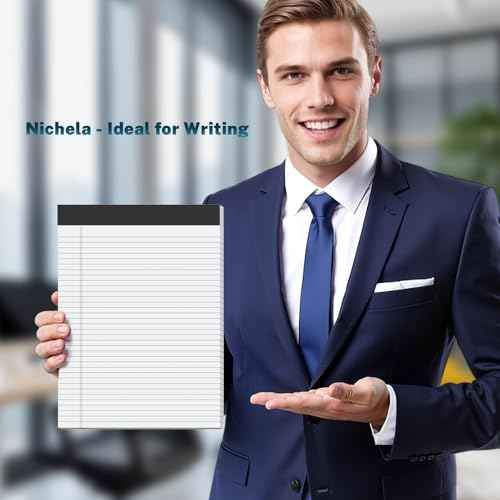 24 Pcs Legal Pads 8.5" x 11" College Ruled Note Pads 8.5 x 11.75 Inch Micro-Perforated Notepad 720 Sheets in Total Lined Writing Paper Notebook for Office, School Supplies & To-Do Lists 30 Sheets/Pad
