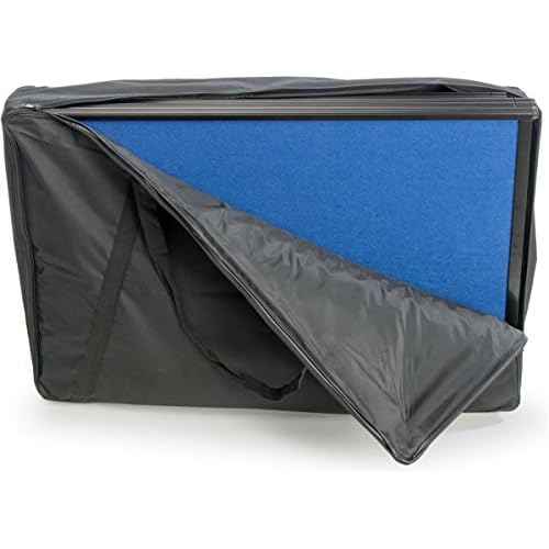 Trade Show Presentation Board, 6 Panels, 72.5" W x 73" H, Double Sided, Comes with or Without Lights