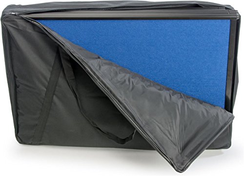 Displays2go 72.5 x 72.5-Inch Double-Sided Trade Show Presentation Board with Lights