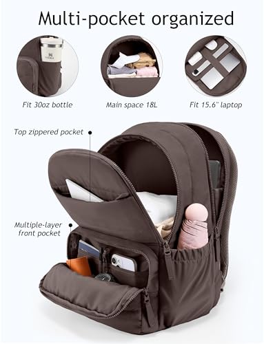 Uselike Travel Backpack for Women, 15.6 Inch Laptop Backpack, Quilted