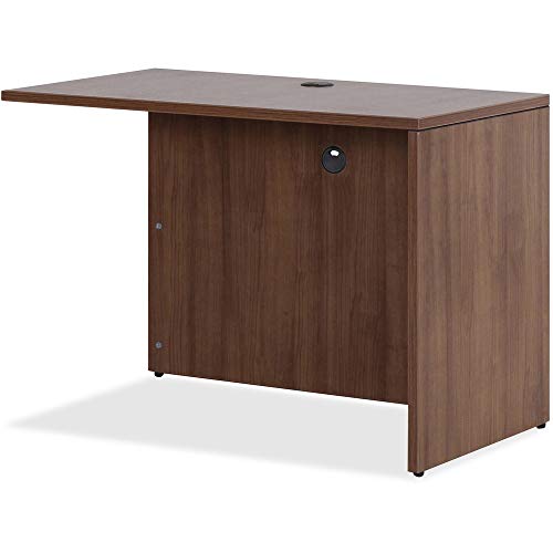 Lorell Essentials Walnut Return Shell – Office Furniture, L-Shape Return