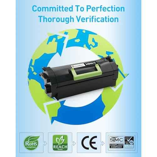MasaiMara 24B6015 High Capacity Compatible Toner Cartridges Replacement for Lexmark XM5163 XM5170 XM5263 M5155 M5163 M5170 Printer (Black, 1-Pack)