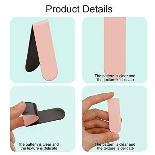 Magnetic Bookmarks, 15PCS Magnetic Cute Bookmark for Teacher, Women, Men & Kids - Solid Colorful Light Bookmarks (Pack of 15)