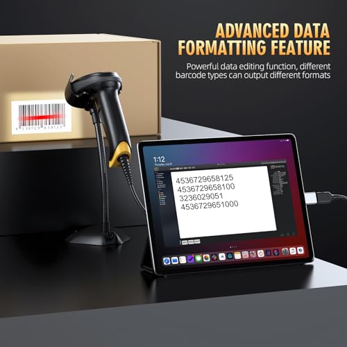TEEMI USB Wired Barcode Scanner with Smart Stand - T22N-AU