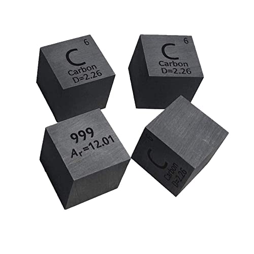 0.39" Element Cube Set - 10mm Density Copper Iron Bismuth Titanium - Up to 99.99% Purity (9-01)