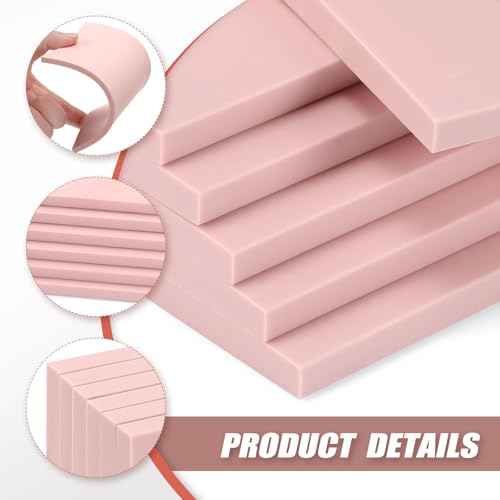 Linoleum Blocks for Printmaking Supplies - 6PCS 4¡±x6¡±Rubber Linocut Block Printing Kit for Stamp Carving, Soft Relief Printing Linoleum for DIY Crafts & Art Projects