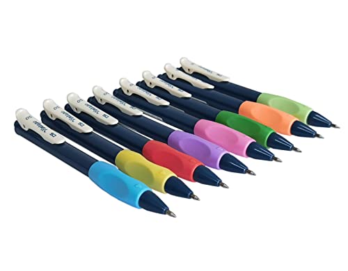 Classic 8-Pack Silicone Ergonomic Pencil Grips for Adults, Arthritis Relief