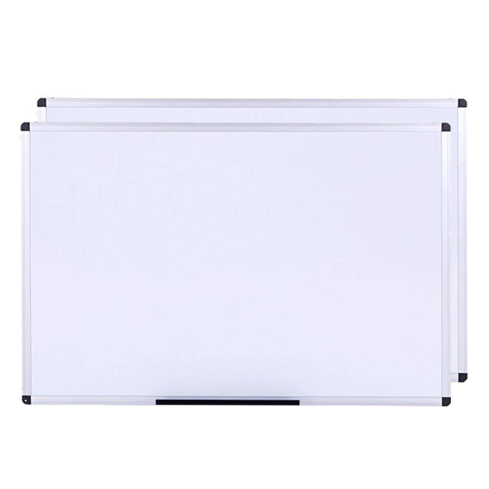 VIZ-PRO Large Magnetic Dry Erase White Board for Wall, 60 X 48 inches, Pack of 2, 5' x 4' Aluminum Framed Whiteboard with Marker Tray for School Office Home
