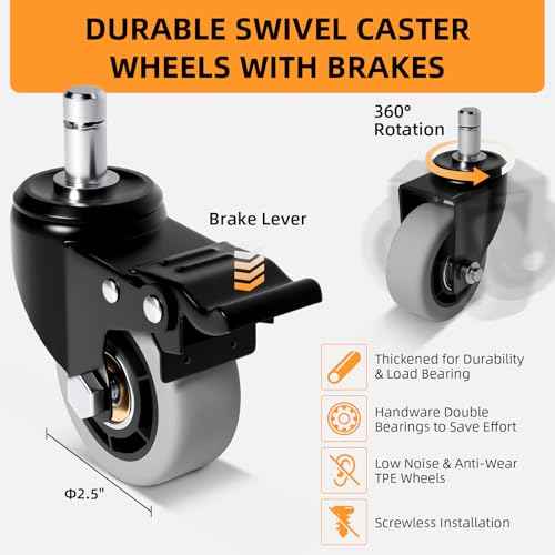 Folding Hand Trucks, Heavy Duty Dolly Cart with 6 Wheels & 2 Elastic Ropes, Foldable & Ideal for Luggage, Travel, Moving, Shopping, Office Use, Hold Up to 500 LB, Easy to Store, Navy Blue