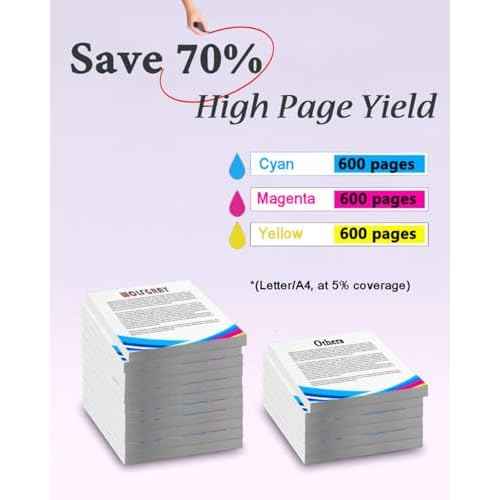 Wolfgray LC103XL Color Ink Cartridges 18 Pack (6C+6M+6Y) - Compatible with Brother LC101 LC103 XL LC 103 LC103C LC103M LC103Y Ink for MFC-J470DW MFC-J870DW Printer