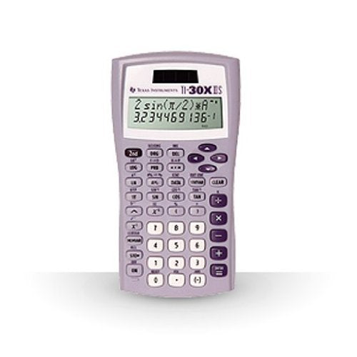 Texas Instruments TI-30X IIS Scientific Calculator Lavender 2-Line Solar
