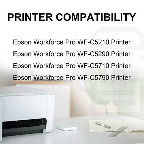 NoahArk 1 Pack T902XL Remanufacture Ink Cartridges Replacement for Epson 902 XL 902XL for Workforce WF-C5210 WF-C5290 WF-C5710 WF-C5790 Printer (1 Magenta)