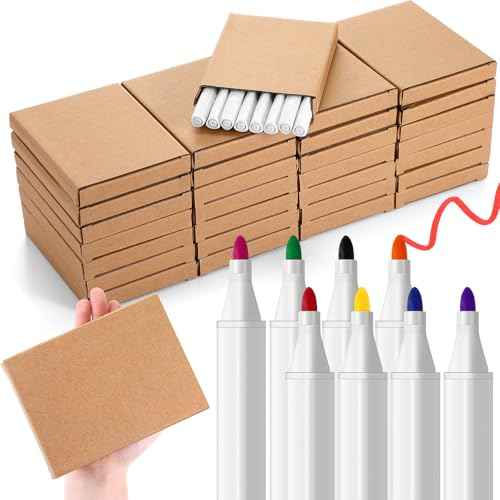 30 Pack Washable Markers with Boxes 8 Colors Coloring Marker Bulk Classroom Markers Paint Pens Bulk Back to School Supplies for Teachers Party Favors Classrooms Donations Kindergarten