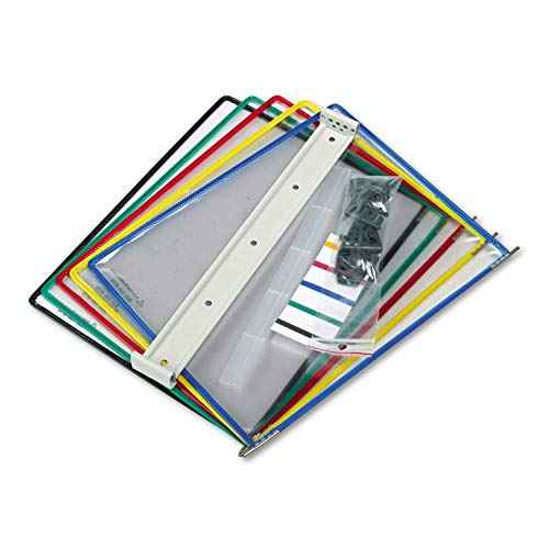 DJOIS by Tarifold - Wall Mount Reference & Display System - Durable Steel Wire Frames- 5 Double-Sided Pockets - 10 Sheet Capacity - Made in France