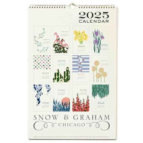Snow and Graham 2025 Wall Calendar