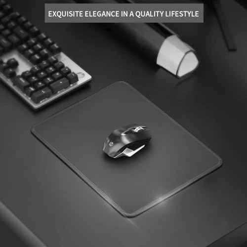 3 Pack Mouse Pad, Ultra-Smooth Gaming Mousepad,with Non-Slip Rubber Base Washable Computer Mouse Pads Mouse Mat for Laptop Office & Gaming 10.2¡°x8.3¡± Black