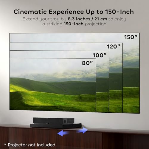 Motorized Sliding Tray for Ultra Short Throw Projectors - Compatible with All UST Models