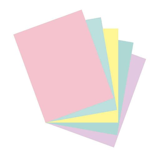 Pacon 101315 Array Card Stock, 65 lb., Letter, Assorted Pastel Colors, 100 Sheets/Pack (Pack of 2)