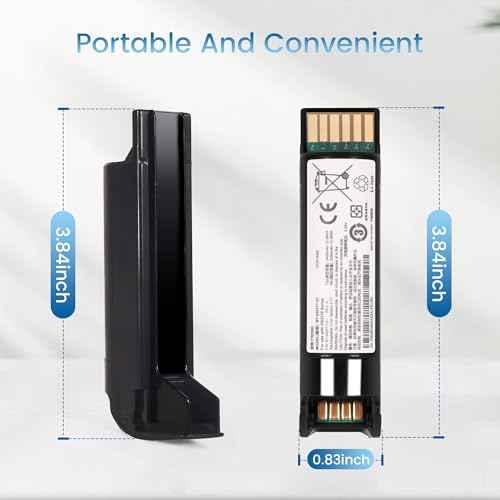 DS2278 for Zebra Scanner Battery Replacement - for Zebra DS22 Battery - BT-000317-01 Rechargeble DS22 DS2208 CR2278 CR2278-PC DS2278SR DS2278-HC Lithium Scanner Barcode 3400mAh