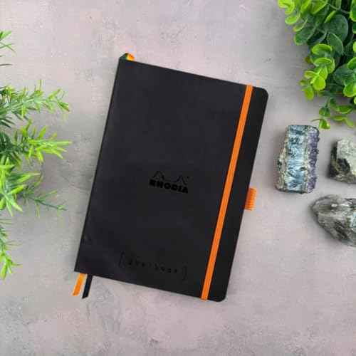Rhodia Goalbook Journal, A5, Dotted - Black (117742C)