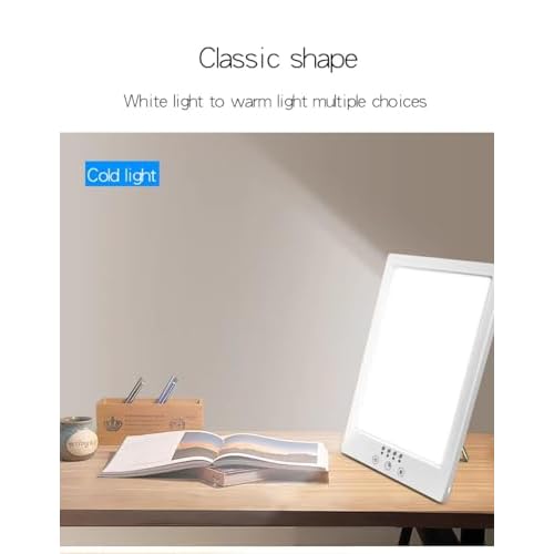 LED Lamp for Home & Office - 10000 Lux Light | Bright LED Daylight Lamp with Adjustable Timer & 3 Light Modes | Compact Desk Light for Work, Study & Relaxation