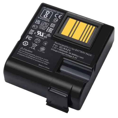 ZQ630 Battery Replacement for Zebra QLN420 ZQ630 ZQ63-AUWA000-00 ZQ63-ACFAC10-00,P1040687 P1050667-016 BTRY-MPP-68MA1-01 P1049729 Li-Ion Printer Battery Replacement 7.4V 4900mAh/36.3Wh