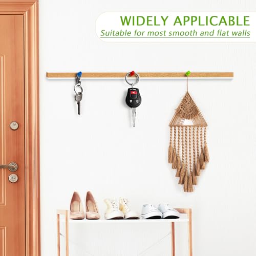 Cork Bulletin Board Strips for Wall, 5pcs Cork Strips Aluminum Frame Bulletin Bar Strip for Classroom, Office, Walls (35.5"¡¿1.1")