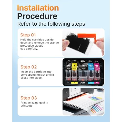 E-Z Ink Compatible Ink Cartridge Replacement for Canon PGI-250XL PGI 250 XL CLI-251XL CLI 251 XL to use with PIXMA MX922 MG5520 (2 Large Black, 2 Cyan, 2 Magenta, 2 Yellow, 2 Small Black) 10 Pack