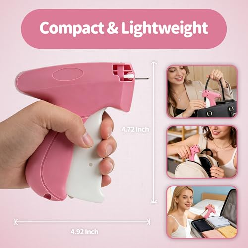 Stitch Gun for Clothes Hot Pink + White with 2,000 Fasteners – FXBSQF