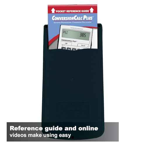 Calculated Industries 8030 ConversionCalc Plus Ultimate Professional Conversion Calculator Tool for Health Care Workers, Scientists, Pharmacists, Nutritionists, Lab Techs, Engineers and Importers