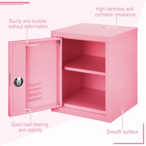 Suzile Lockable Storage Cabinet Metal Steel Organizer Lockers for