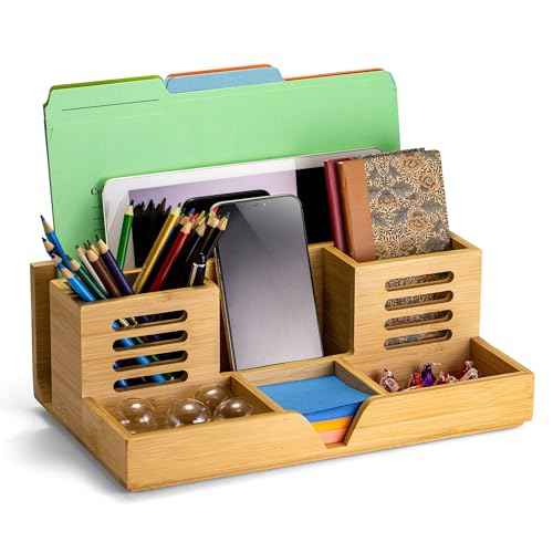 Achieva Bamboo Desk Organizer (71001)