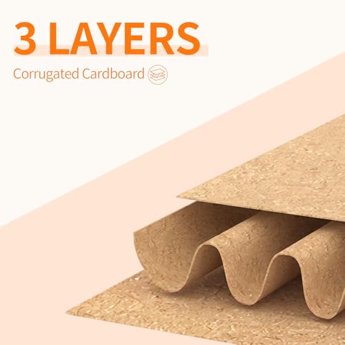 Hoikwo Bulk Shipping Boxes Assorted Sizes 4x4x4, 5x5x5, 6x6x6 - Professional Brown Cardboard Pack for Retail & Moving