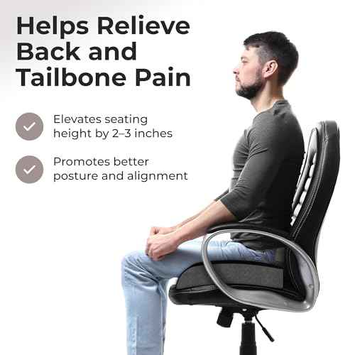 K?lbs Extra Large Seat Cushion, Stylish Plush Velvet Cover, X-Large Memory Foam for Office Chair, Floor Pillow, Cushion Back Pain Coccyx Pain Relief, Carry Handle (Extra Large)