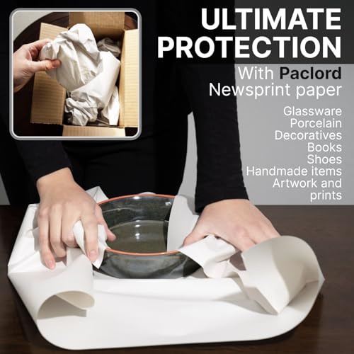 18" x 1440' Large Newsprint Paper Roll, 26 lbs Thick