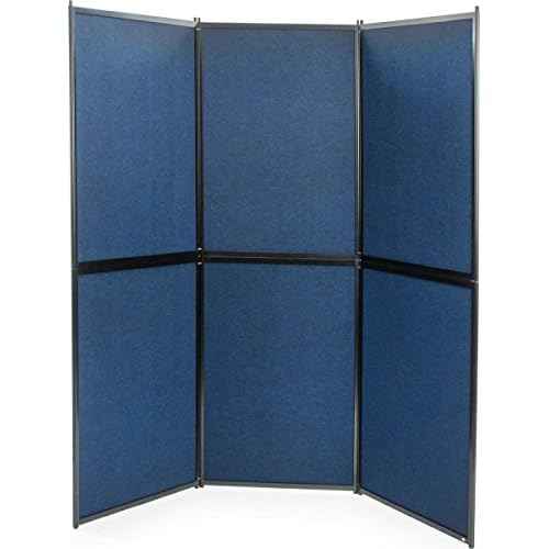 Trade Show Presentation Board, 6 Panels, 72.5" W x 73" H, Double Sided, Comes with or Without Lights