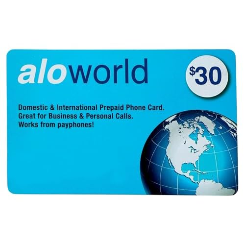 Phone Card for International & Domestic Calls, Prepaid Calling Card for Any Phones & Payphones | $30 USD